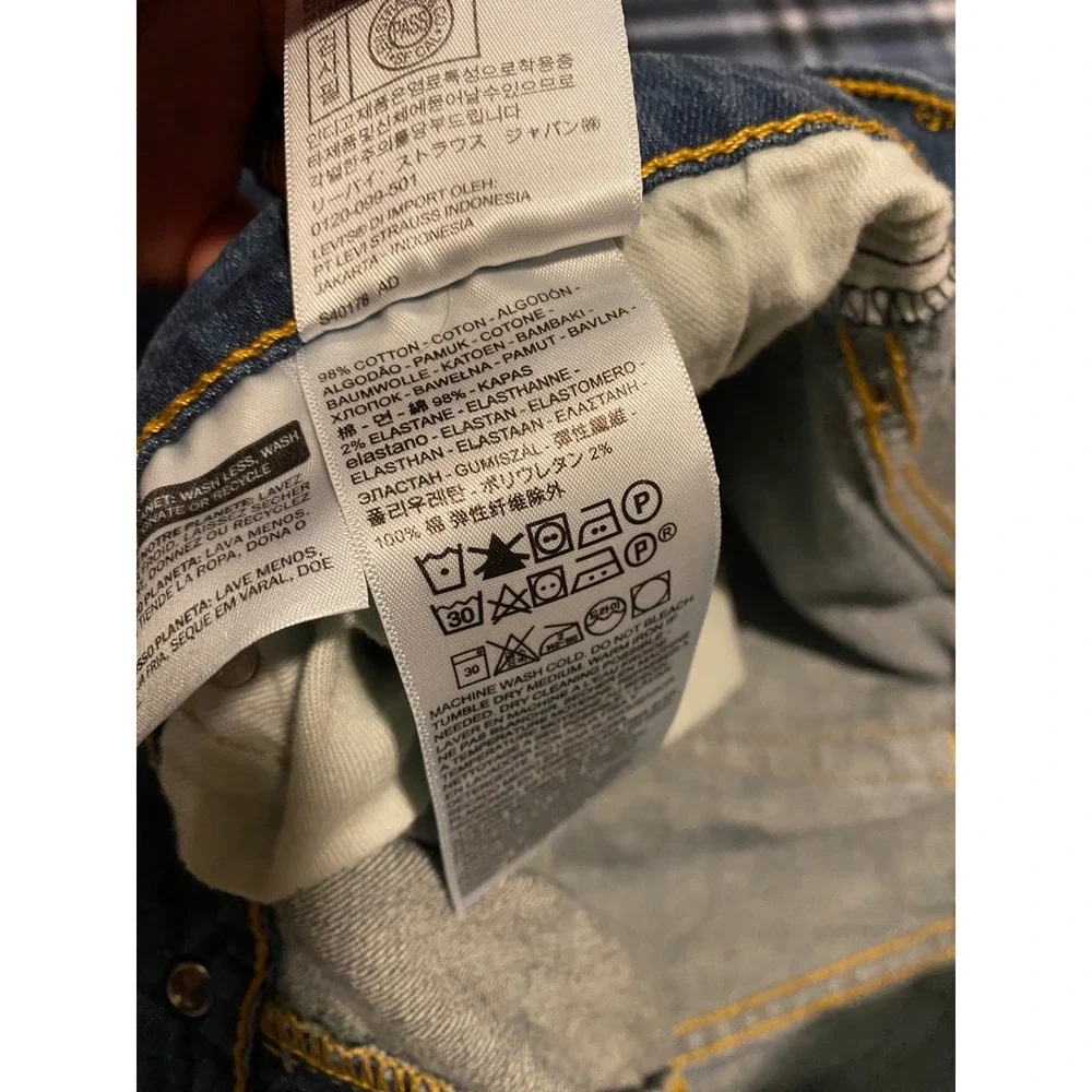 Levis 505 Regular Fit Jeans Mens 36x30‎ Medium Wash Blue Denim 00505-1064